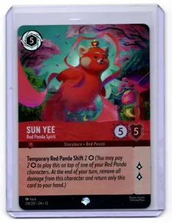 2026 Disney Lorcana Attack Of The Vine Yee Epic Foil #218/207 - Image 1