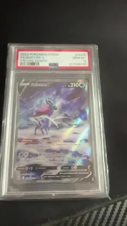 Pokemon 2023 Suicune V GG38 Full Art Crown Zenith GEM MINT PSA 10 - Image 2