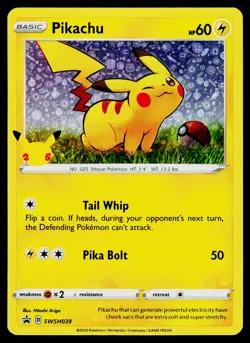 Miscellaneous Cards & Products Pikachu - (General Mills) SWSH039 Holo NM - Image 1