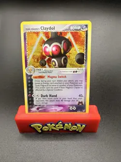 Team Magma's Claydol 8/95 Pokemon EX Team Magma vs Team Aqua Holo Rare Card LP - Image 1