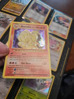 Pokemon TCG Card - Evolutions Ninetales # 15 Holo Rare - Image 5