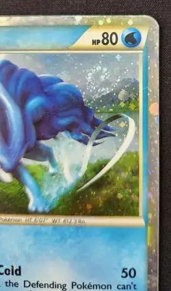 Pokemon TCG Suicune HGSS21 Promo Basic HP80 HP 80 Holo Card English 2010 - Image 4