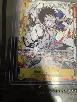 2025 One Piece OP10-111 Premium Card Collection VOL 1 Monkey D Luffy Promo - Image 1