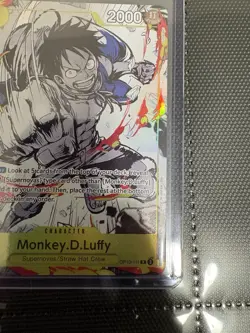 2025 One Piece OP10-111 Premium Card Collection VOL 1 Monkey D Luffy Promo - Image 2
