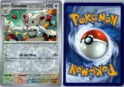 Pokemon Card - Cinccino 076/086 - Black Bolt - Uncommon Reverse Holo - Near Mint - Image 3