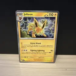 Pokemon TCG Jolteon Holo Rare SV: Prismatic Evolutions 029/131 NM Card - Image 1