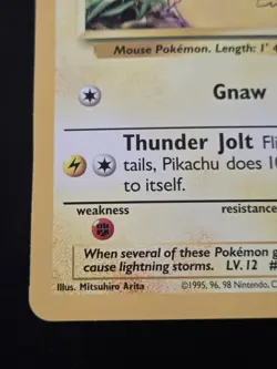 Pokemon TCG Pikachu 58/102 Celebrations 25th Anniversary JUMBO OVERSIZED Card ⚡ - Image 2