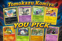 Tomokazu Komiya Pokemon Cards Art You Pick! - Choose Your Card! NM-MP - Image 1