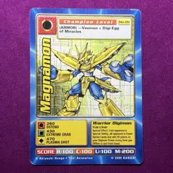 Digimon Digi Battle - Magnamon #Mo-09 - Movie Promo Card - Bandai (2000) - Image 1