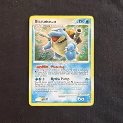 Pokemon TCG Blastoise Reverse Holo Rare Card 2/132 Secret Wonders (half Swirl) - Image 1