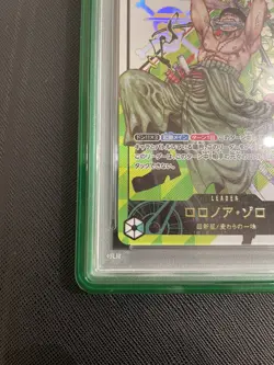 2026 ONE PIECE CARD JPN RORONOA ZORO SERIALIZED TOP PRIZE ASIA OP12-020 PSA 10 - Image 2