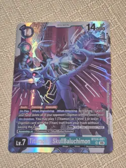 BT24-081 Titamon + SkullBaluchimon Time Stranger Digimon Card Game - Image 2