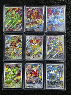 Pokemon Series 3 First Partner Illustration COMPLETE SET (9 Cards)- Last Set - Image 1