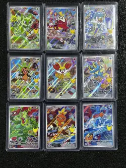 Pokemon Series 3 First Partner Illustration COMPLETE SET (9 Cards)- Last Set - Image 3