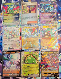 Pokemon Cards - 9 Card Lot - All Ultra / Double Rares / Promos -Giratina SWSH259 - Image 1