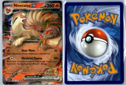 Pokemon Card - Ninetales ex 151 038/165 Double Rare Holo Lightly Played - Image 3