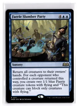 Faerie Slumber Party 311 Rare Wilds of Eldraine Magic: The Gathering Near Mint - Image 1