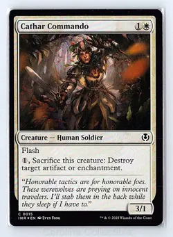Cathar Commando Foil Near Mint - Innistrad Remastered 15 Magic: The Gathering - Image 1
