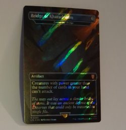 Bridge of Khazad Dum Surge Foil Ensnaring Bridge Magic LOTR MTG Lord of the Ring - Image 1