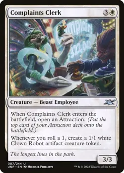 Complaints Clerk #7 | MTG | UNF | Regular | LP - Image 1