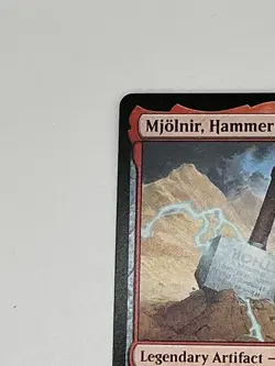 Mjolnir, Hammer of Thor 146 Mythic Marvel Super Heroes Magic The Gathering NM BB - Image 2