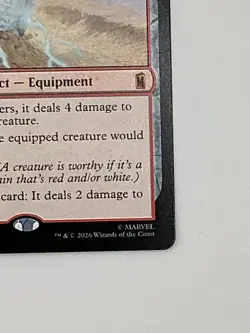 Mjolnir, Hammer of Thor 146 Mythic Marvel Super Heroes Magic The Gathering NM BB - Image 4