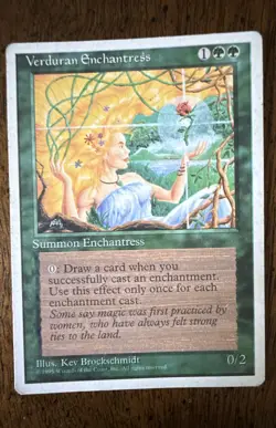 MTG Verduran Enchantress Regular Rare Magic, The Gathering - Image 1