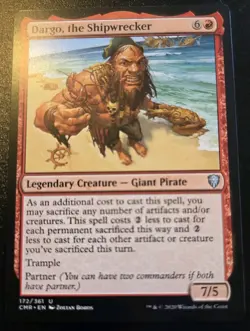 Dargo, The Shipwrecker 172/361 Uncommon Commander Legends Magic: The Gathering - Image 1