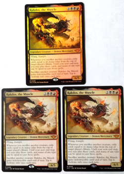 3x Rakdos, the Muscle - Outlaws of Thunder (OTJ) (1 Foil/2 Regular)- EN - M 0226 - Image 1