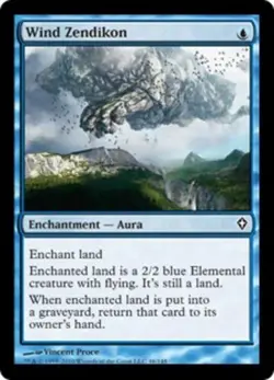 4x Wind Zendikon ~ Near Mint Worldwake MTG Magic x4 4 UltimateMTG Playset Blue C - Image 1