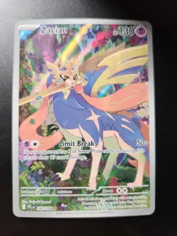 ZACIAN 100/094 ILLUSTRATION RARE PHANTASMAL FLAMES POKEMON HOLO NM - Image 1