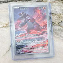 Groudon 199/182 SV04 Paradox Rift Illustration Rare Holo Eng 2023 - Image 1