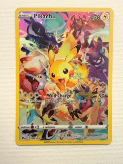 Pikachu 160/159 Crown Zenith Full Art Holo Secret Rare Eng - Image 1