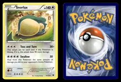 Snorlax 77/124 Rare Fates Collide Pokemon Card - Image 1