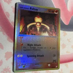 Team Magma's Baltoy 61/95 Team Magma vs Team Aqua Reverse Holo LP+ Pokemon - Image 2