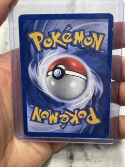 Pokemon TCG Neo Genesis 1st Edition Ampharos Holo Rare SWIRL 1/111 MP Crease Vtg - Image 4