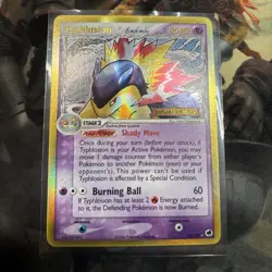 Pokemon TCG Typhlosion 12/101 Delta Species Dragon Frontier Reverse Holo Stamp - Image 1