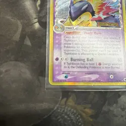 Pokemon TCG Typhlosion 12/101 Delta Species Dragon Frontier Reverse Holo Stamp - Image 4