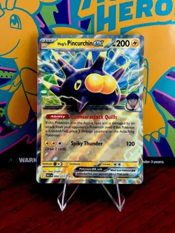Azumarill EX & Hop’s Pincurchin EX Double Rare Holo Ascended Heroes Pokemon TCG - Image 5