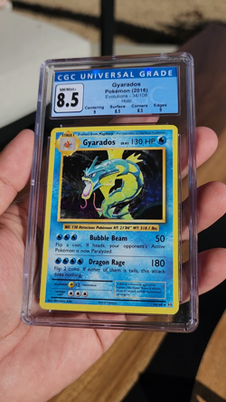CGC NM/MINT+ 8.5 Gyarados HOLO 2016 Pokemon Evolutions - 34 / 108 - Image 2