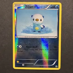 Pokemon TCG Oshawott (28) - Black and White Reverse Holofoil MP - Image 1