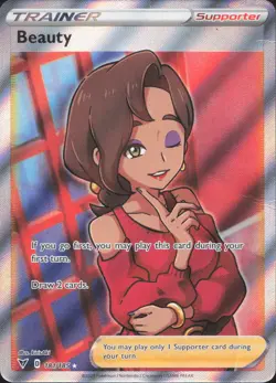 Beauty 181/185 Ultra Rare Vivid Voltage Pokemon Near Mint - Image 1