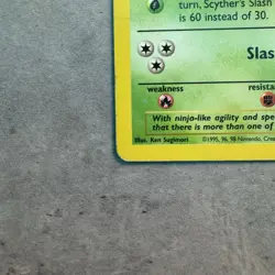 Pokemon TCG Scyther 26/64 Jungle Rare 1st Edition Base Set 1999 - Image 5