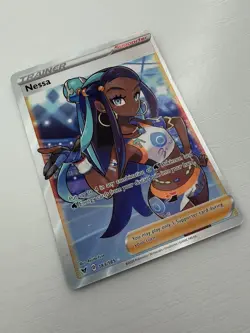 Pokemon TCG Nessa 183/185 Vivid Voltage Trainer Ultra Rare Full Art Holo - Image 4