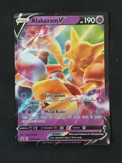 Pokemon TCG Alakazam V - SWSH083 Promo - NM - Image 1