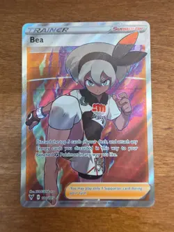 Pokemon TCG Bea Vivid Voltage 180/185 Holo Full Art Ultra Rare - Image 1
