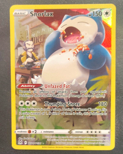 Pokemon TCG Snorlax TG10/TG30 Lost Origin Trainer Gallery Holo Ultra Rare 150 - Image 1