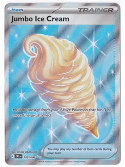 Pokemon Jumbo Ice Cream Chaos Rising 109/086 Ultra Rare Holo - NM - Image 1