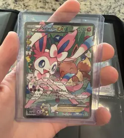 Sylveon EX Full Art Holo Ultra Rare Generations Radiant Collection RC32/RC32 - Image 1