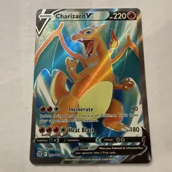 Pokemon Charizard V 153/172 Brilliant Stars Full Art Ultra Rare Holo HP220 - Image 1